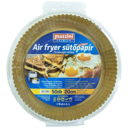 Papir za pečenje za friteze na vrući zrak, 20 cm, 50 kom.