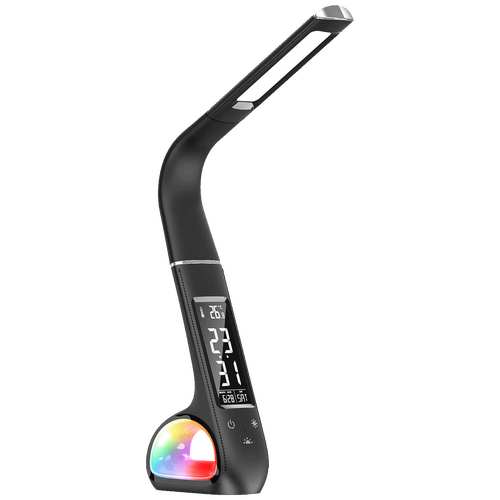 Lampa, LED, stolna sa satom i alarmom