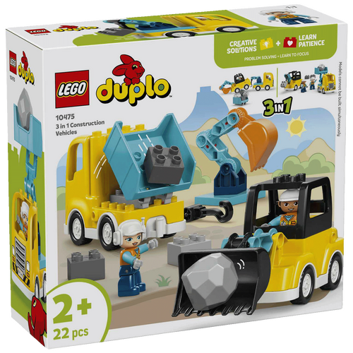 Građevinska vozila 3 u 1, LEGO Duplo Građevinska vozila 3 u 1, LEGO Duplo