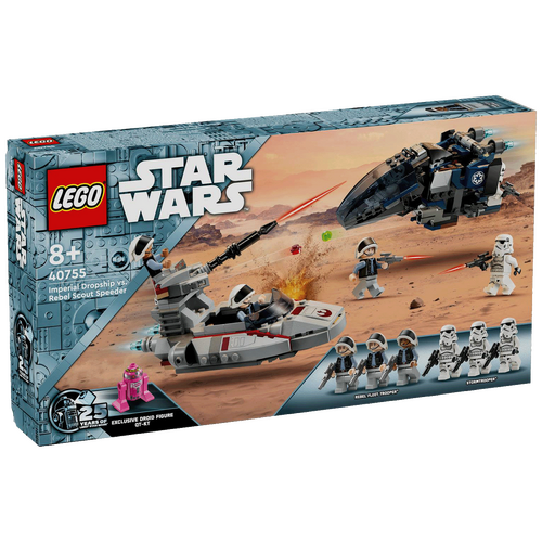 Imperial Dropship Vs. Rebel Scout Speede