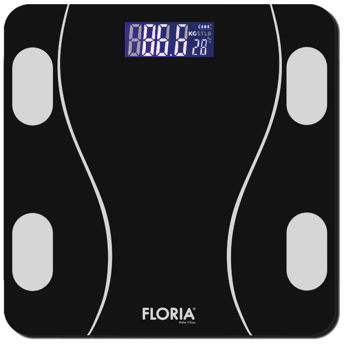Pametna vaga, tjelesna, do 180 kg, LED zaslon, Bluetooth