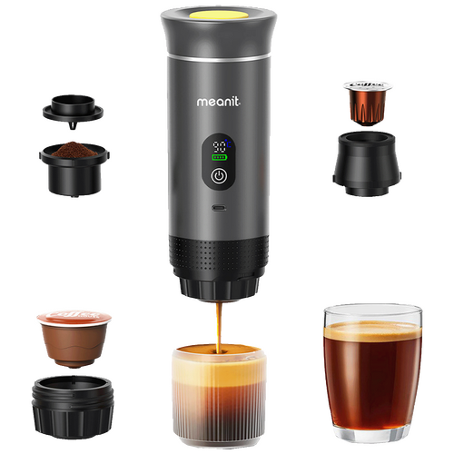 Prijenosni aparat za espresso kafu, univerzalni 3-u-1