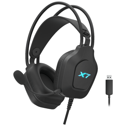 Slušalice sa mikrofonom, gaming, USB, LED