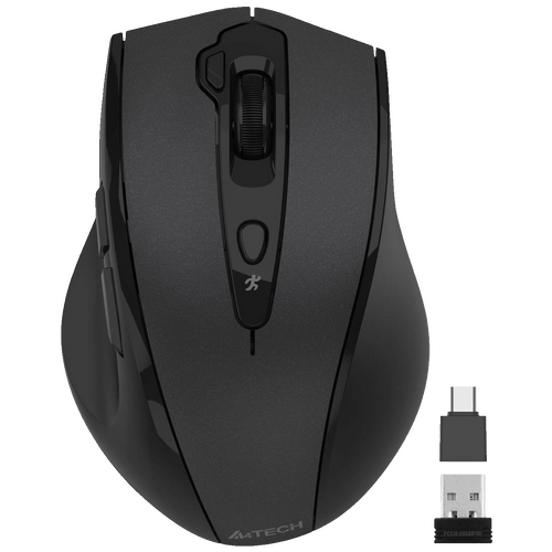 Bežični miš optički, 2000 dpi,  USB nano prijemnik + USB-C