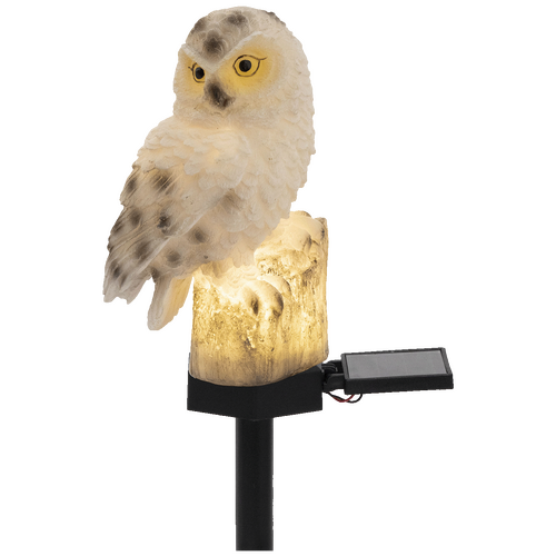 Solarna vrtna svjetiljka, sova, 300 mAh