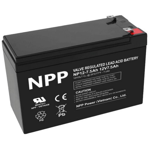 Baterija akumulatorska, 12V / 7.5Ah