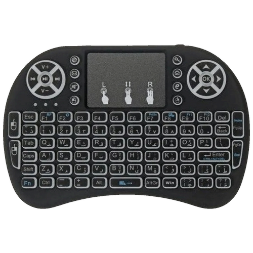 Bežična mini tastatura, 3u1, RGB