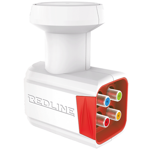 LNB Quattro, šum 0,1 dB, DVB-S2 ( HD - UHD )