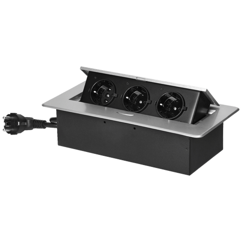 Produžni kabel sa 3 x Schuko utičnice, ugradbena