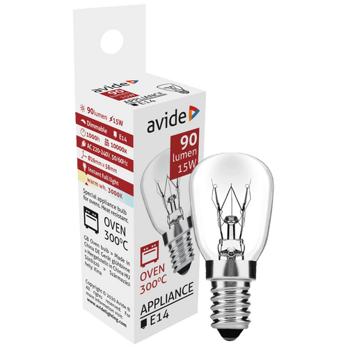 Sijalica za pećnicu, 15W, E14, 3000K, 300 °C, IP20
