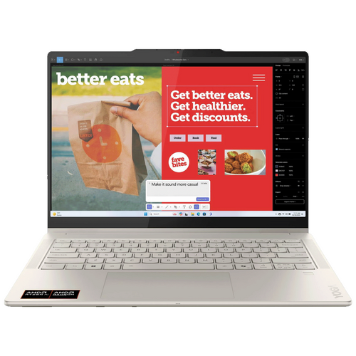 Laptop 14 inch, AMD Ryzen AI 5 340, 16GB, SSD 512 GB, Win11 Home