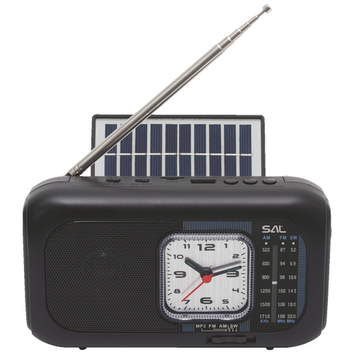 Radio prijemnik sa solarnim napajanjem, FM-AM-SW, Bluetooth