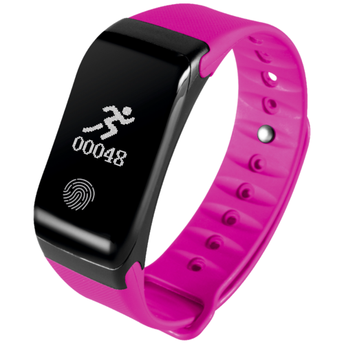 SAT pametni, Heart Rate monitor, Fitness OLED, pink