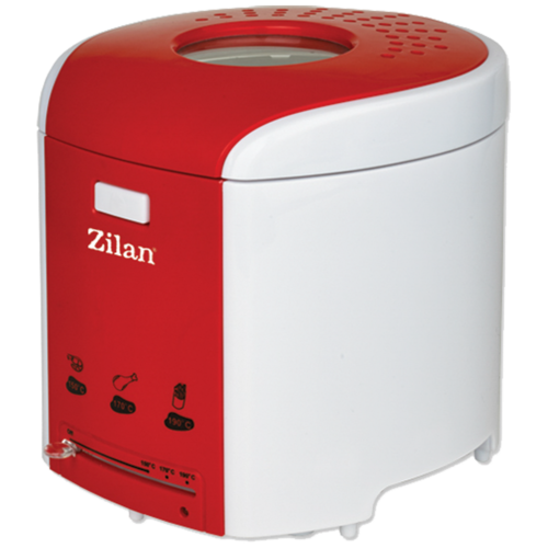 Friteza, kapacitet 1 l, 900 W, crveno/bijela