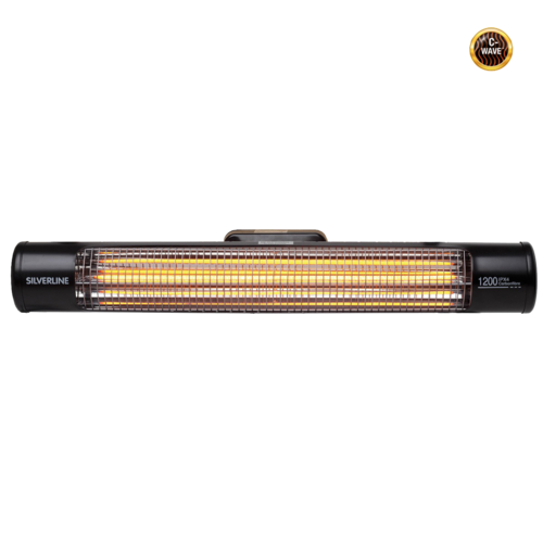 Grijalica zidna sa halogenim grijačem, IPX4, 1200W