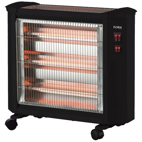 Grijalica sa halogenim ( kvarcnim ) grijačem, 1600 W, crna Grijalica sa halogenim ( kvarcnim ) grijačem, 1600 W, crna
