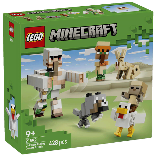 Napad pilića džokeja u pustinji, LEGO Minecraft Napad pilića džokeja u pustinji, LEGO Minecraft