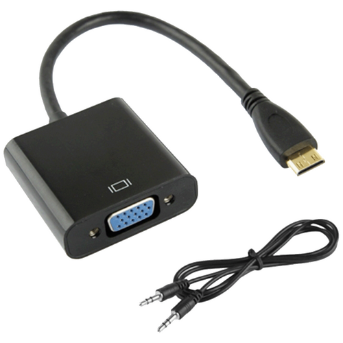 Adapter Mini HDMI na VGA + audio Adapter Mini HDMI na VGA + audio