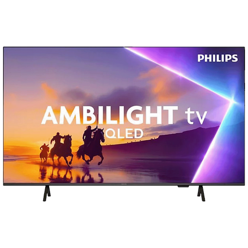 Philips - Televizor Smart QLED 4K UHD 55 inch@Titan OS, Ambilight