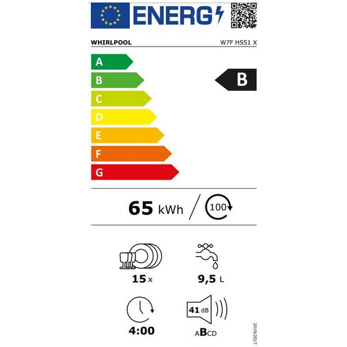 Whirlpool W7F HS51 X mašina za pranje posuđa Whirlpool W7F HS51 X mašina za pranje posuđa