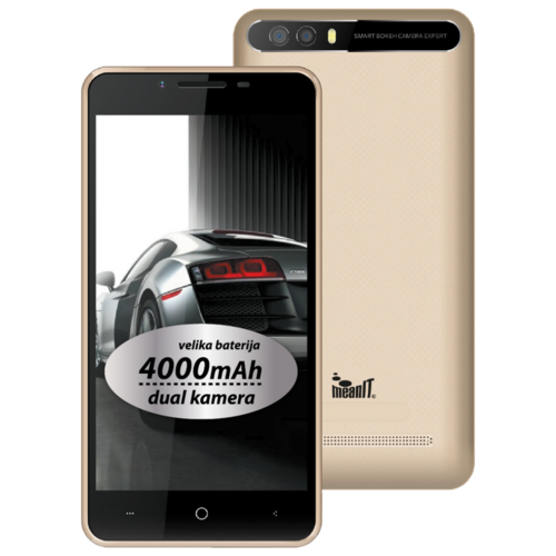 Smartphone 5 inch, Dual SIM i kamera, Quad Core, 1/8GB, 4000mAh