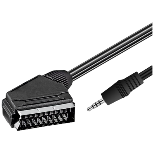 Jack 3.5 mm A/V na 21 pin Scart kabl, 1.5 met