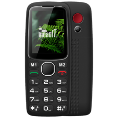 Telefon mobilni, 2.4 inch zaslon, BT, SOS tipka, crni