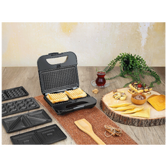 Sendvič Toster 5u1, Inox, LED indikator, 800 W