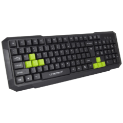 Tastatura, gaming, USB, Aspis Green