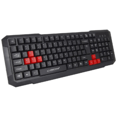 Tastatura , gaming, USB, Aspis Red