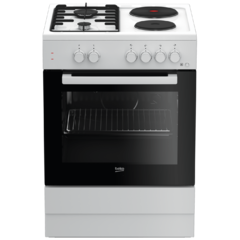 Štednjak kombinirani 2 električne ringle, 2 x plin, 60 cm