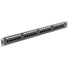 Patch panel, 1U, 24 portni