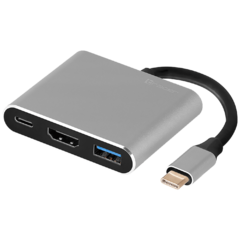 Adapter USB type C na HDMI, USB3.1, USB type C