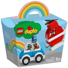 Vatrogasni helikopter i policijski automobil, LEGO Duplo