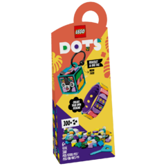 Narukvica i privjesak za torbu - Neonski tigar, LEGO Dots