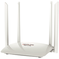 Wireless N Router,4G LTE,2 port,300 Mbps,4 x 5 dBi antena