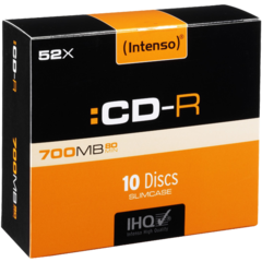 CD-R 700MB (80 min.) pak. 10 komada Slim Case