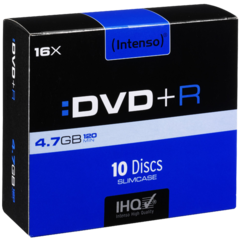 DVD+R 4,7GB pak. 10 komada Slim Case