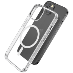 Maska za iPhone 14, magnetic, transparent