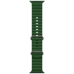 Silikonski remen za iWatch, 42/44/45/49mm, zelena