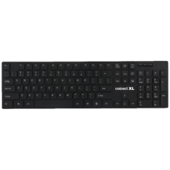 Tastatura sa multimedijalnim tipkama, USB, SLIM, crna boja