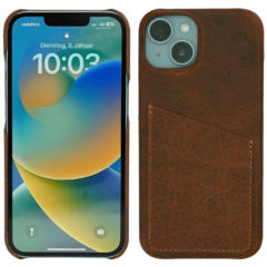 Maska za iPhone 14 Pro, držač za kartice, koža