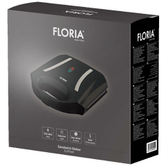 Sendvič Toster, LED indikator, 800 W, crna