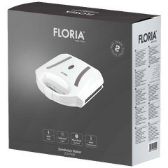 Sendvič Toster, LED indikator, 800 W, bijela