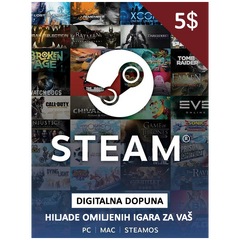 Steam poklon kartica 5$ - Globalno