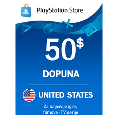 Playstation Network - Sjedinjene Američke Države 50$
