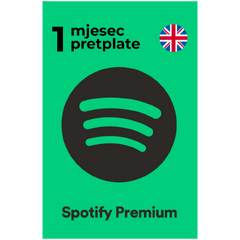 Spotify 1 mjesec Velika Britanija