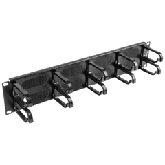 Organizator kablova za 19 inch Rack Ormar, 2U type B, crni