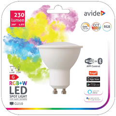 Pametna sijalica, LED 4.9W, GU10, RGB+W, WiFi, Bluetooth