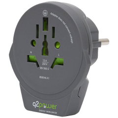 Adapter, putni, univerzalni sa USB-om
